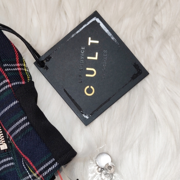 Lip Service Green Plaid Stud Jacket - Picture 11 of 11